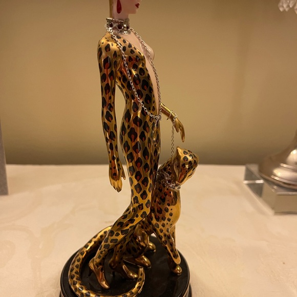 Leopard figuring by Erte - Picture 11 of 12